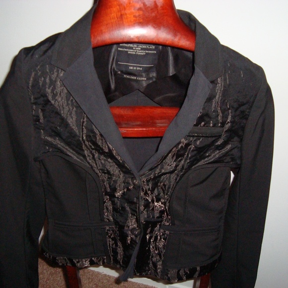 All Saint Black SPITALFIELD Jacket - Picture 1 of 4